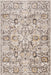 Beige Vintage Medallion Area Rug 160x230 cm
