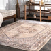 Beige Vintage Medallion Area Rug 160x230 cm