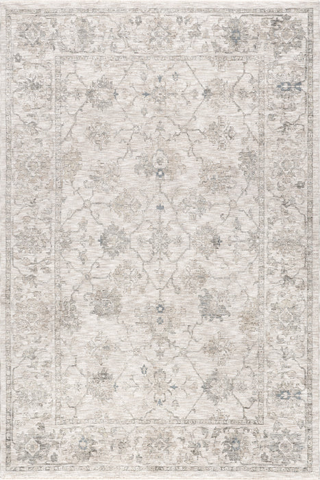 Beige Vintage Medallion Area Rug 160x230 cm