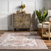 Beige Washable Area Rug 120x180 cm For Home Decor