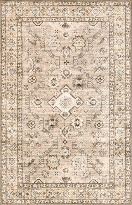 Beige Washable Area Rug 120x180 cm