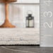 Beige Washable Indoor Outdoor Area Rug for Home Decor