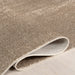 Beige Washable Nori Solid Textured Area Rug 132x183 cm