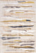 Beige Washable Rug With Watercolor Strokes Design