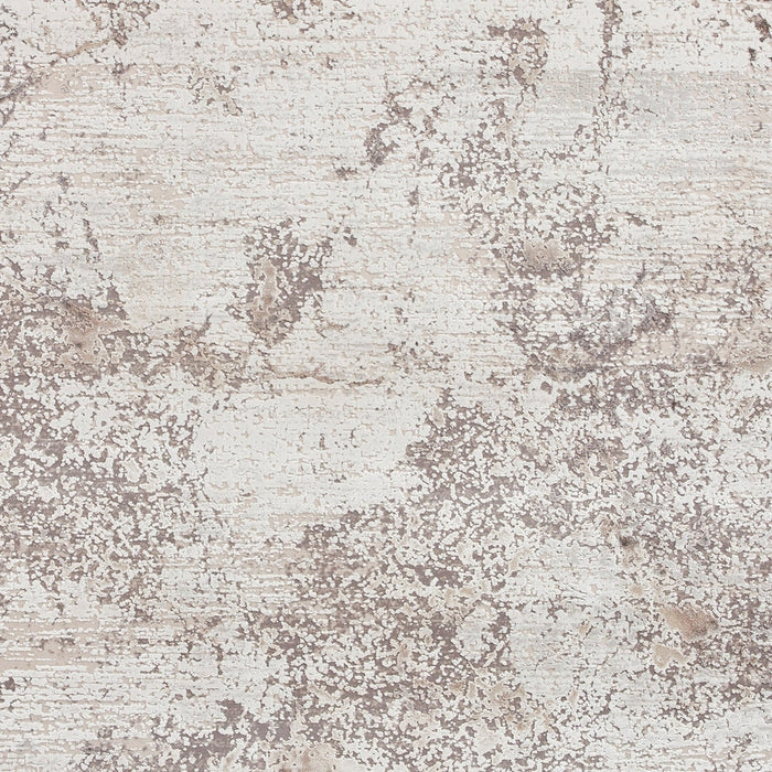 Bellagio 2790 Modern Abstract Distressed Marbled Metallic Shimmer Textured Ultra High-Density Soft Flat Pile Beige Rug