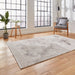 Bellagio 2790 Modern Abstract Distressed Marbled Metallic Shimmer Textured Ultra High-Density Soft Flat Pile Beige Rug