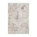 Bellagio 9196 Modern Abstract Distressed Marbled Metallic Shimmer Textured Ultra High-Density Soft Flat Pile Beige Rug