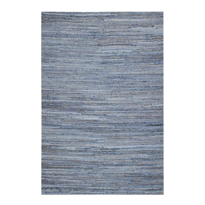 Bengal Hand Woven Rug Made From Recycled Denim And Hemp