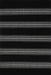 Bergamot Black Cotton Striped Rug 152x244 cm