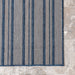 Bergamot Striped Cotton Rug for Indoor and Outdoor Use