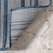 Bergamot Striped Cotton Rug for Indoor and Outdoor Use