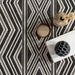 Bergamot Striped Cotton Rug for Indoor and Outdoor Use