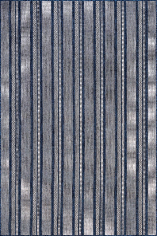 Bergamot Striped Cotton Rug for Indoor and Outdoor Use