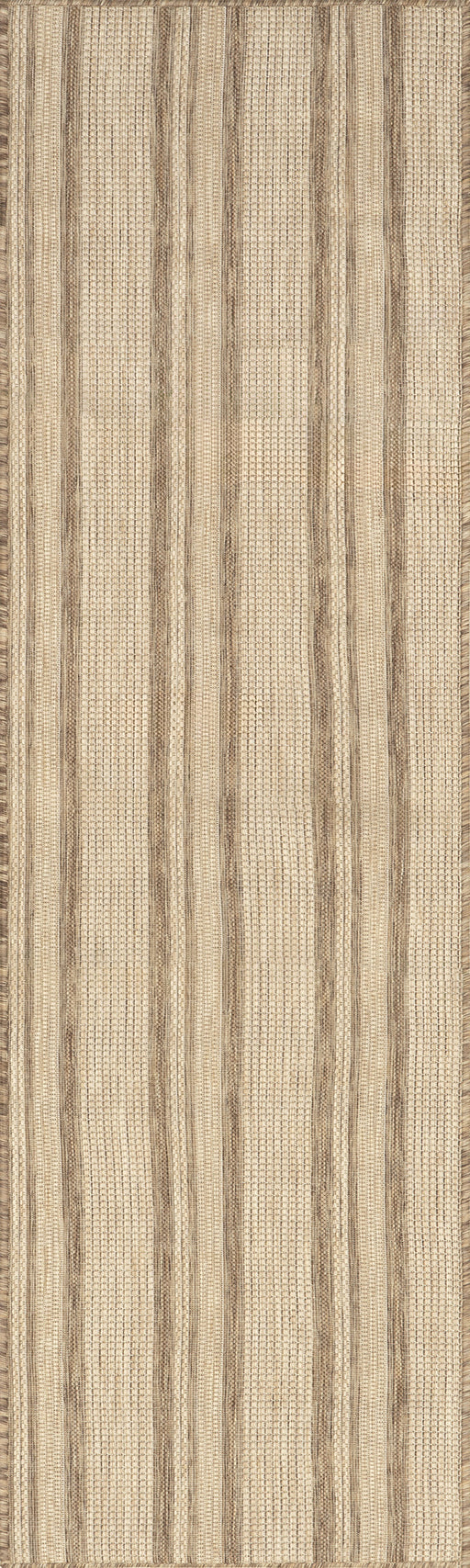 Bergamot Striped Cotton Rug for Indoor and Outdoor Use