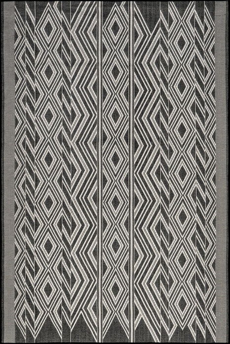 Bergamot Striped Cotton Rug for Indoor and Outdoor Use