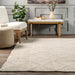 Bernice Ivory Cotton Tiled Area Rug 152x229 cm