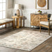 Beverly Beige Medallion Area Rug 150x240 cm