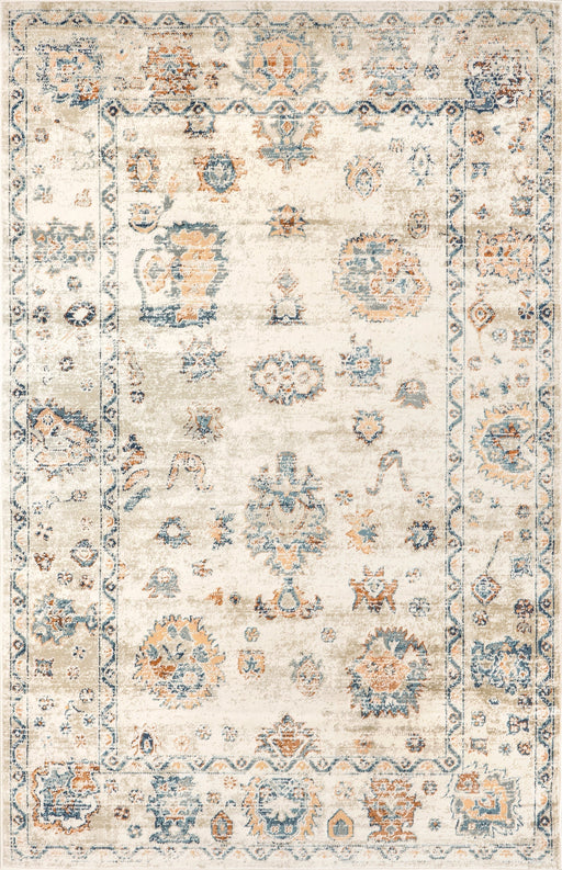 Beverly Beige Medallion Area Rug 150x240 cm