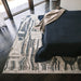 Bheri Beige Abstract Area Rug 152 cm x 244 cm