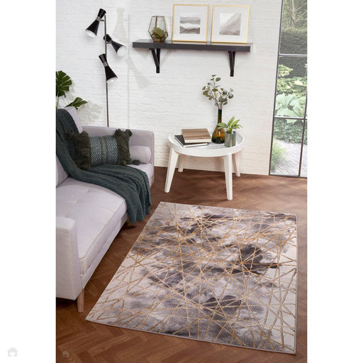 Bianco 185Ta D.Grey/Gold Rug