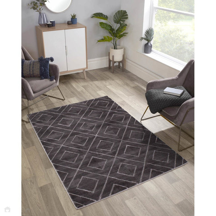 Bianco 196Qa D.Grey/Gold Rug