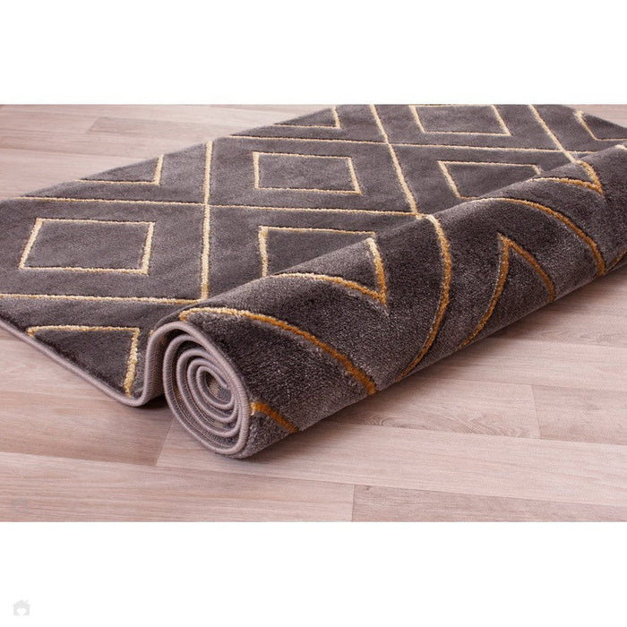 Bianco 196Qa D.Grey/Gold Rug