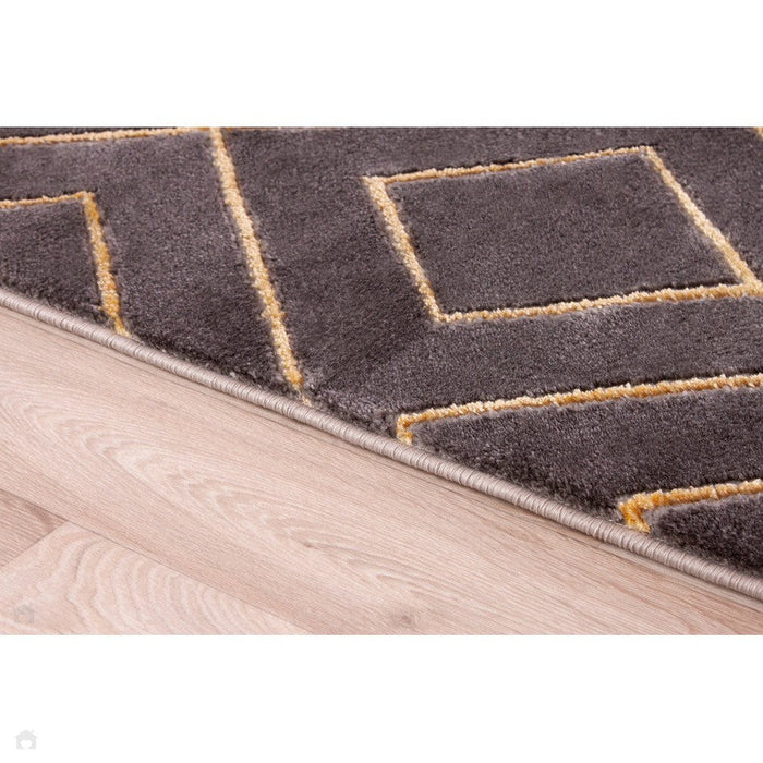 Bianco 196Qa D.Grey/Gold Rug