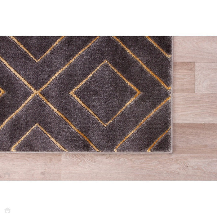 Bianco 196Qa D.Grey/Gold Rug