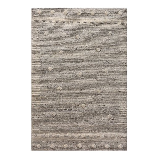 Biloxi Wool Rug With Abstract Design And Natural Color