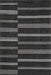 Birchwood Striped Wool Area Rug 152x244 cm Dark Grey