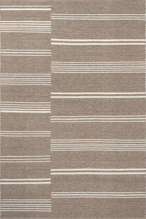 Birchwood Striped Wool Area Rug 152x244 cm