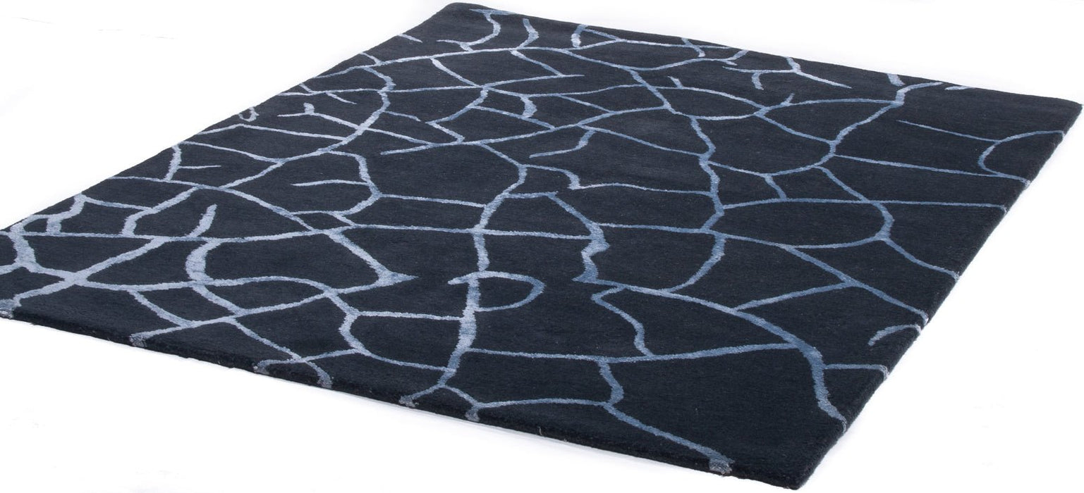 Black Broken Rug