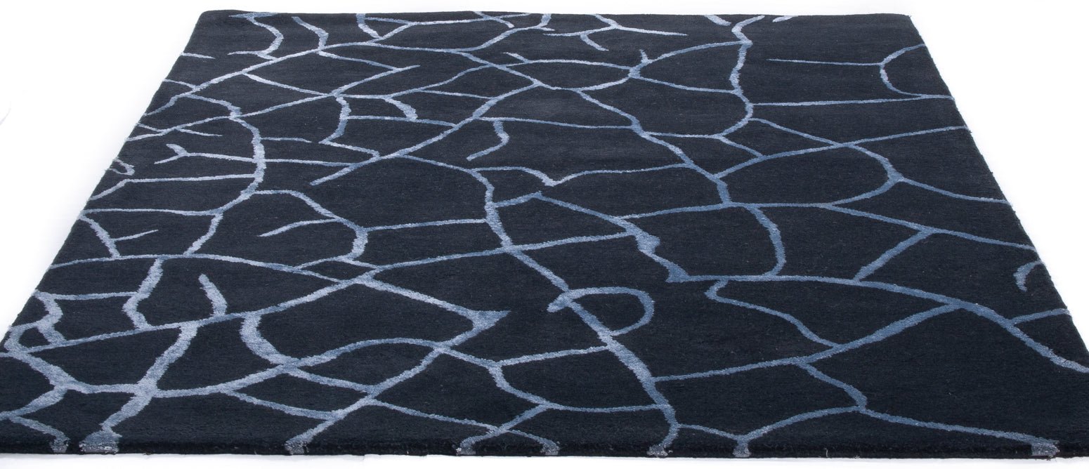 Black Broken Rug