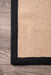 Black Jute Area Rug 100% Natural Fibers 90x150 cm