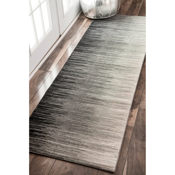 Black Ombre Area Rug 120x180 cm