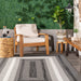 Black Ombre Indoor Outdoor Area Rug 120x180 cm