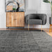 Black Wool Diamond Area Rug 160x230 cm