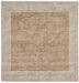 Blade Border Putty Champagne Square Rug