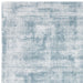 Blade Modern Plain Distressed Shimmer Hand-Woven Textured Silky Viscose Flatweave Airforce Blue Rug