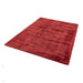 Blade Modern Plain Distressed Shimmer Hand-Woven Textured Silky Viscose Flatweave Berry Rug