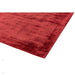 Blade Modern Plain Distressed Shimmer Hand-Woven Textured Silky Viscose Flatweave Berry Runner