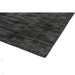 Blade Modern Plain Distressed Shimmer Hand-Woven Textured Silky Viscose Flatweave Charcoal Rug