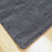 Blade Modern Plain Distressed Shimmer Hand-Woven Textured Silky Viscose Flatweave Charcoal Rug