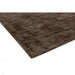 Blade Modern Plain Distressed Shimmer Hand-Woven Textured Silky Viscose Flatweave Chocolate Rug