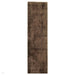 Blade Modern Plain Distressed Shimmer Hand-Woven Textured Silky Viscose Flatweave Chocolate Runner