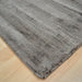 Blade Modern Plain Distressed Shimmer Hand-Woven Textured Silky Viscose Flatweave Chocolate Runner