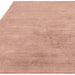 Blade Modern Plain Distressed Shimmer Hand-Woven Textured Silky Viscose Flatweave Earth Terracotta Rug