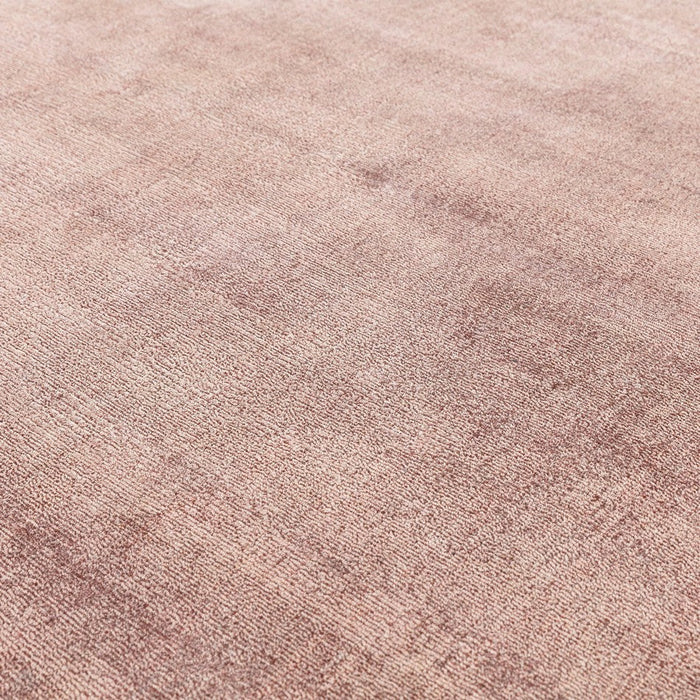 Blade Modern Plain Distressed Shimmer Hand-Woven Textured Silky Viscose Flatweave Earth Terracotta Rug