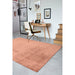 Blade Modern Plain Distressed Shimmer Hand-Woven Textured Silky Viscose Flatweave Earth Terracotta Rug