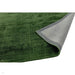 Blade Modern Plain Distressed Shimmer Hand-Woven Textured Silky Viscose Flatweave Green Runner